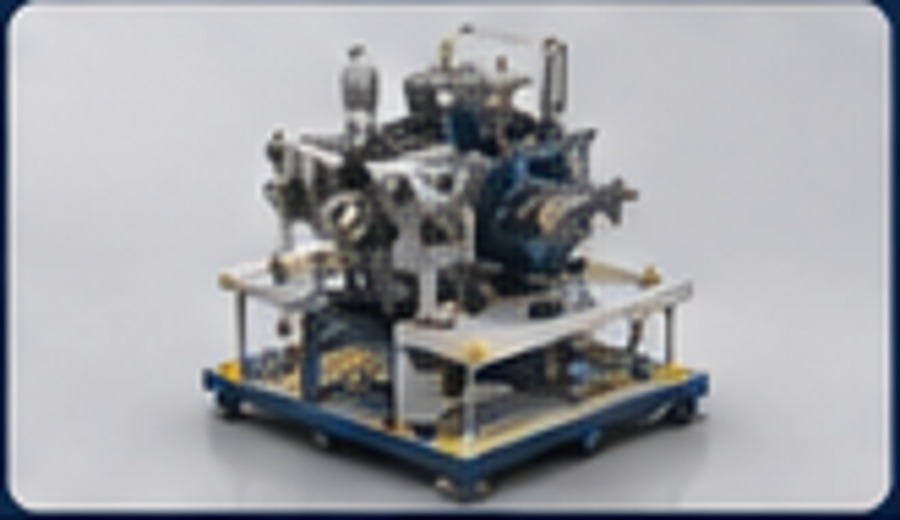 Render di attrezzatura meccanica